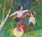 Ernst Ludwig Kirchner Der Einradfahrer oil painting